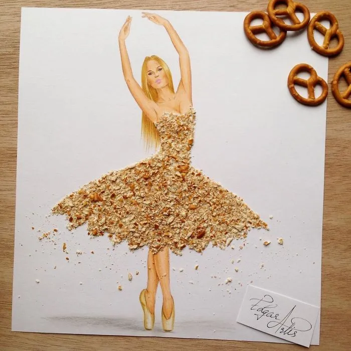 Armenian Fashion Illustrator Creates Stunning Dresses From Everyday Objects (70 Pics)