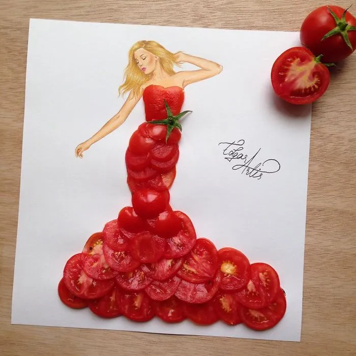 Armenian Fashion Illustrator Creates Stunning Dresses From Everyday Objects (70 Pics)