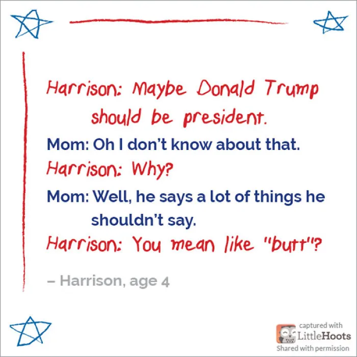 What Kids Think About Donald Trump And Hillary Clinton (31 Pics)