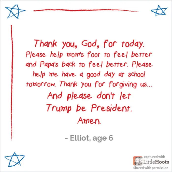 What Kids Think About Donald Trump And Hillary Clinton (31 Pics)