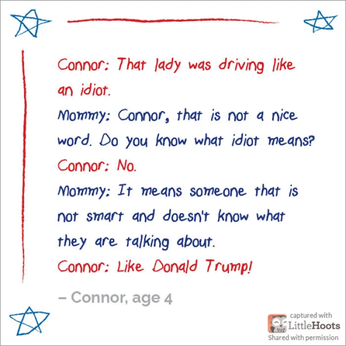 What Kids Think About Donald Trump And Hillary Clinton (31 Pics)