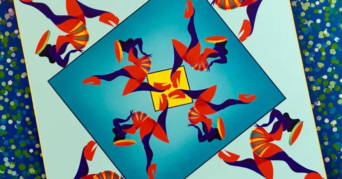 I Create Paintings That Are Influenced By Busby Berkeley Musicals From The '30s And '40s