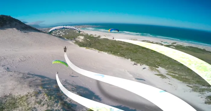I Imagine The Flight Path Of My Skydiving And Speedflying Buddies