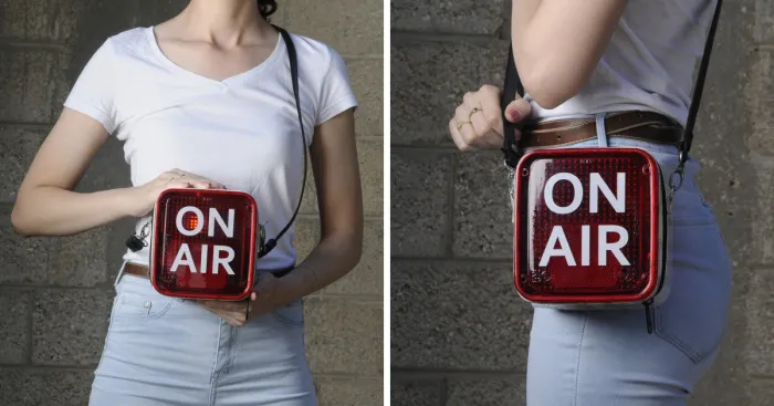 We Turned A Truck’s Rear Brake Light Into An On Air Crossbody Bag