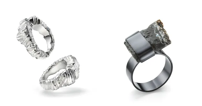 Jewellery Collection Made Of 100% Recycled Sterling Silver And Natural Stones