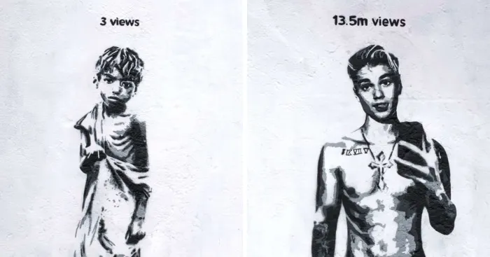 Street Art Reveals What Is Really Important In Modern Society