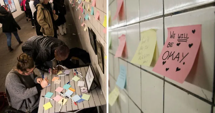 After Elections, Strangers Left Messages On New York's Subway Walls To Remind Us All That We Will Be Okay