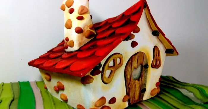 I Made A Fairy House Using Some Cheap Styrofoam