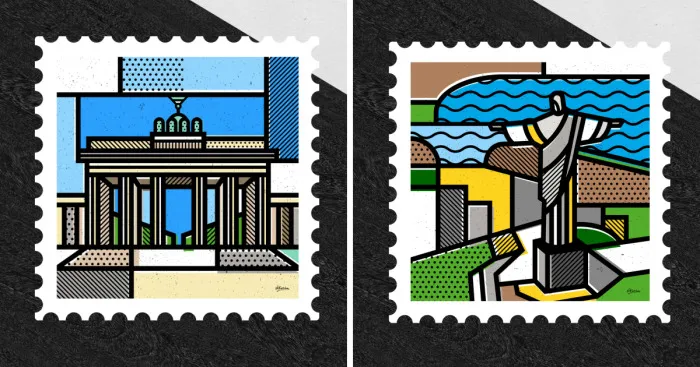 I Invite You To Travel Around The World Through My Geometric Illustrations