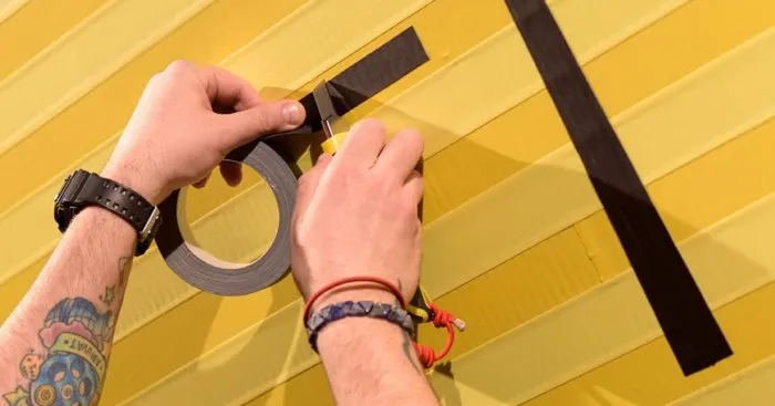 Making Of Tape Art