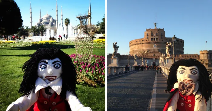 Dracula, The Doll That Likes To Travel
