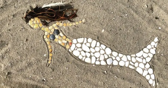 I Make Temporary Mosaic Beach Art (Part 3)
