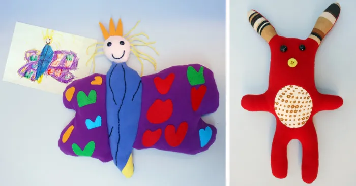 I Turn Kids' Drawings Into Unique, Hand-Made Soft Toys