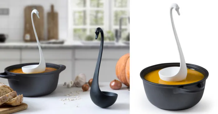 Swan Ladle That Gracefully Floats On Your Soup