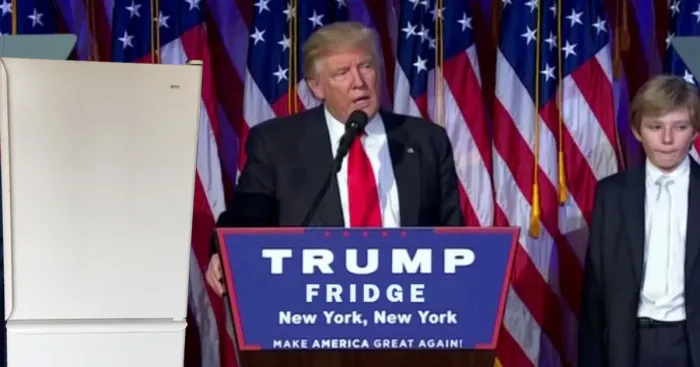 Man Tries To Sell Fridge In Epic Way