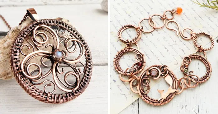 Circle Of Life In Wire Jewelry