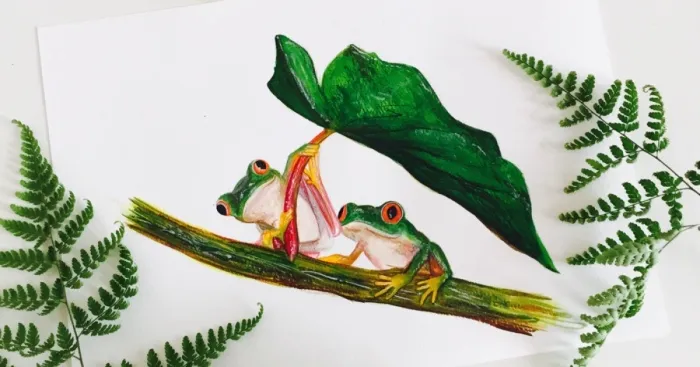 I Draw Pieces Of Nature In Watercolor
