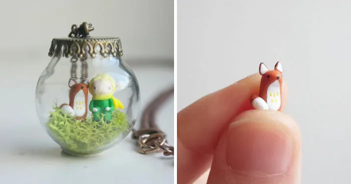I Can't Stop Making Teeny Tiny Story-Based Figures And Faux Taxidermy Sculptures
