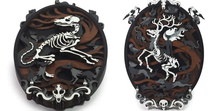 I Create Intricate Laser Cut Worlds