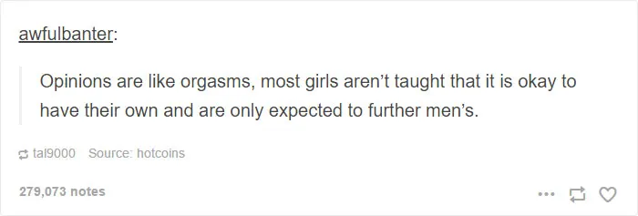 61 Funny Tumblr Posts That Feminists Will Laugh At