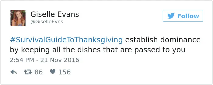 50 Hilariously Relatable Tweets About Thanksgiving