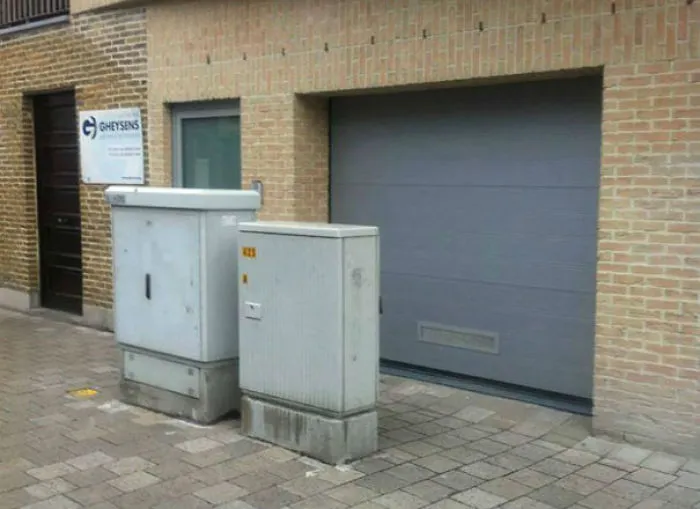 Just In Front Of A Garage