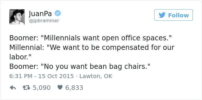 59 Of The Best Comebacks To Baby Boomers Who Complain About Millennials