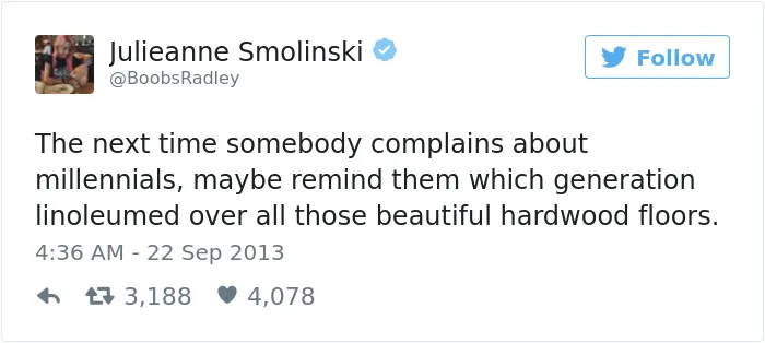59 Of The Best Comebacks To Baby Boomers Who Complain About Millennials