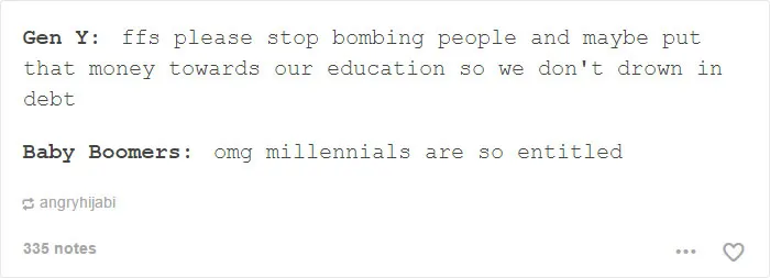 59 Of The Best Comebacks To Baby Boomers Who Complain About Millennials