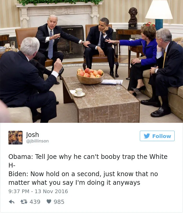 77 Hilarious Conversations Between Obama And Biden Are The Best Medicine After This Election