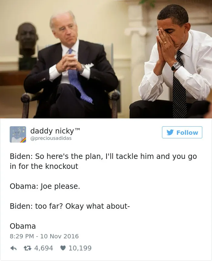 77 Hilarious Conversations Between Obama And Biden Are The Best Medicine After This Election