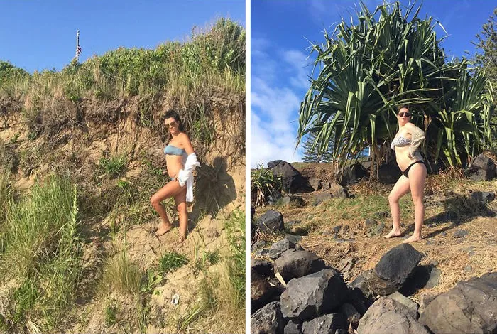 Woman Continues To Hilariously Recreate Celebrity Instagram Photos (78 Pics)