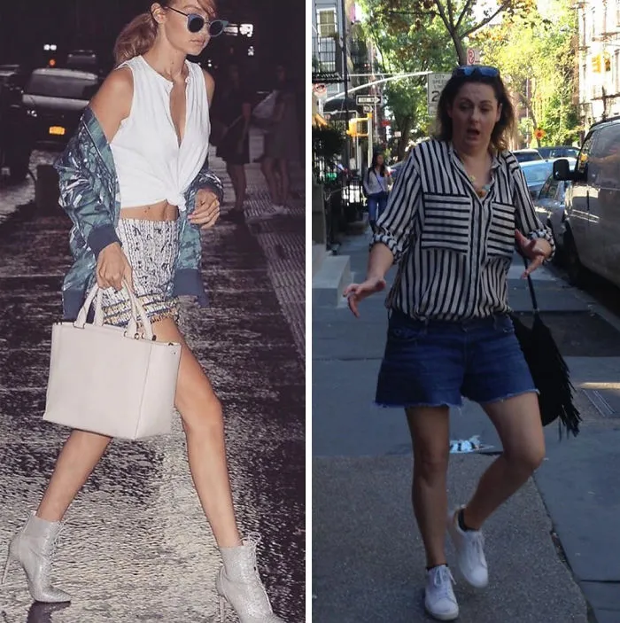 Woman Continues To Hilariously Recreate Celebrity Instagram Photos (78 Pics)