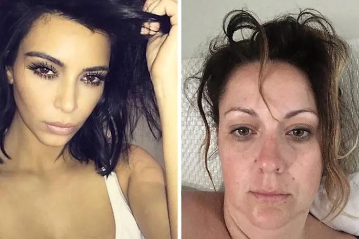 Woman Continues To Hilariously Recreate Celebrity Instagram Photos (78 Pics)
