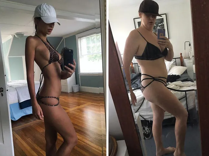 Woman Continues To Hilariously Recreate Celebrity Instagram Photos (78 Pics)