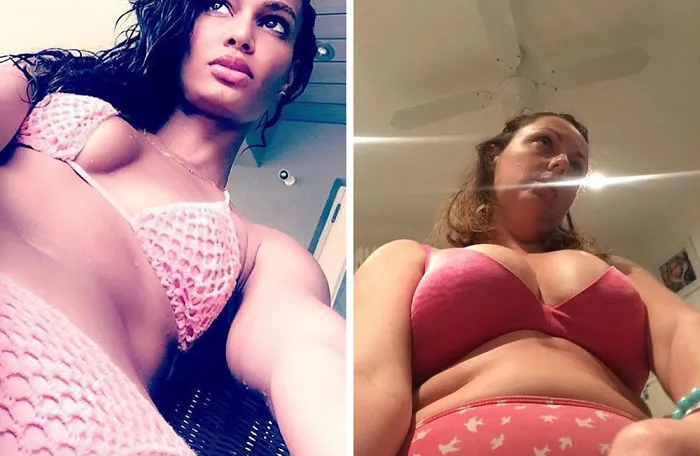 Woman Continues To Hilariously Recreate Celebrity Instagram Photos (78 Pics)