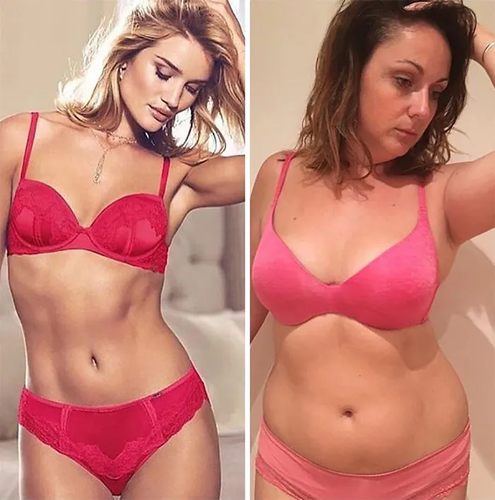 Woman Continues To Hilariously Recreate Celebrity Instagram Photos (78 Pics)