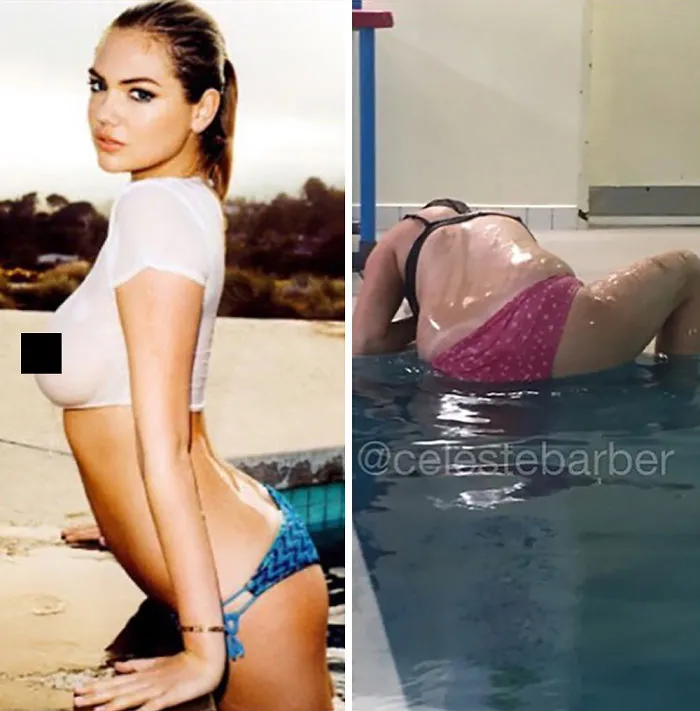 Woman Continues To Hilariously Recreate Celebrity Instagram Photos (78 Pics)