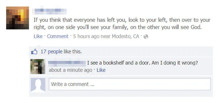 73 Epic Facebook Comebacks You'll Be Happy Didn't Happen To You