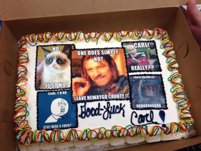 IT Boss Farewell Cake
