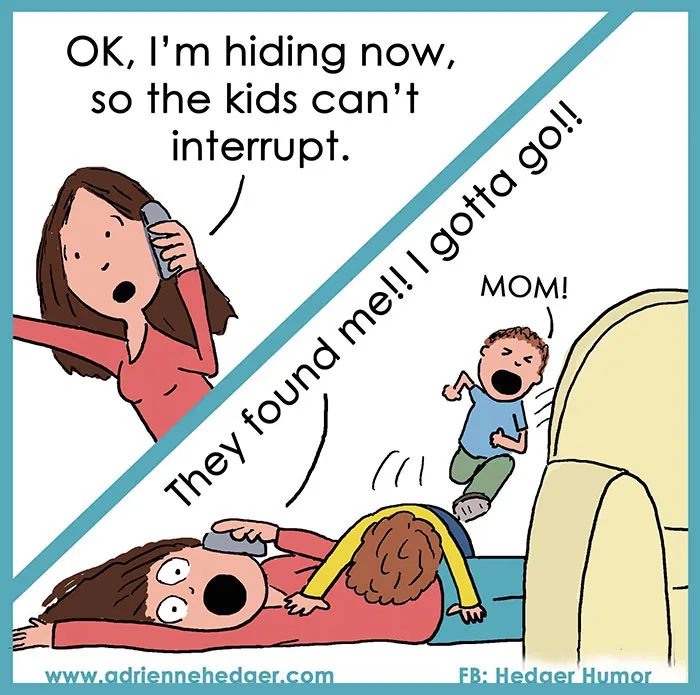 91 Hilarious Cartoons That Sum Up What It's Like To Be Married with Kids