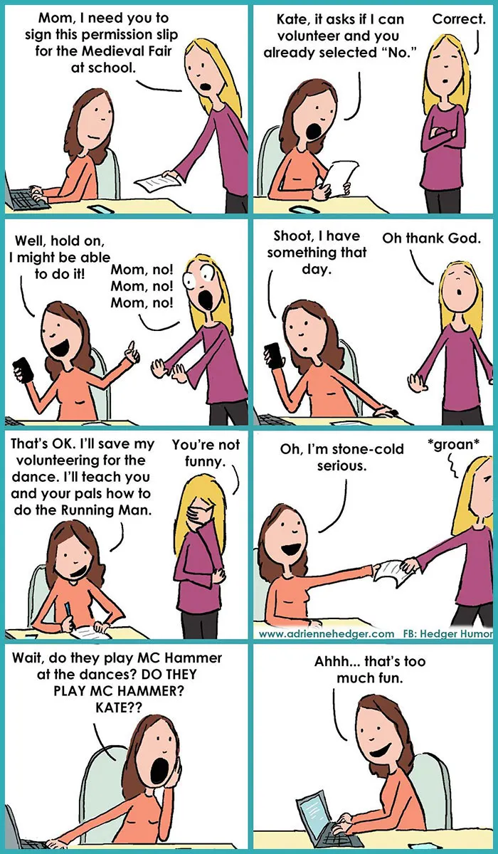 91 Hilarious Cartoons That Sum Up What It's Like To Be Married with Kids