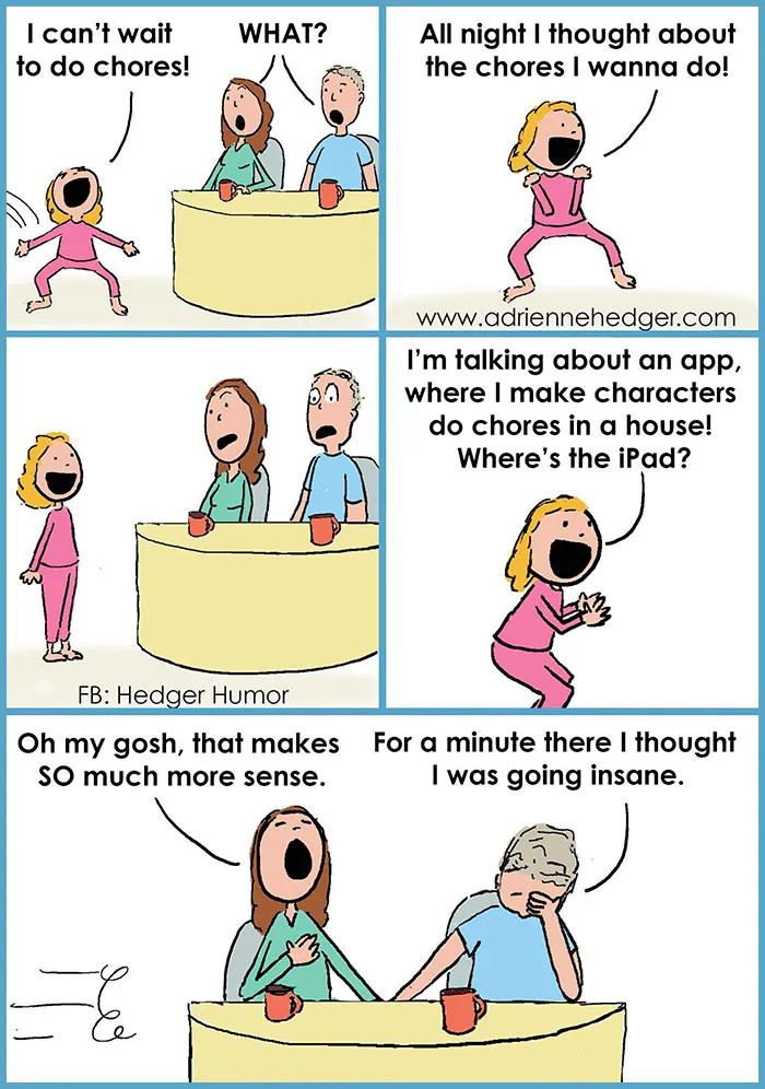 91 Hilarious Cartoons That Sum Up What It's Like To Be Married with Kids