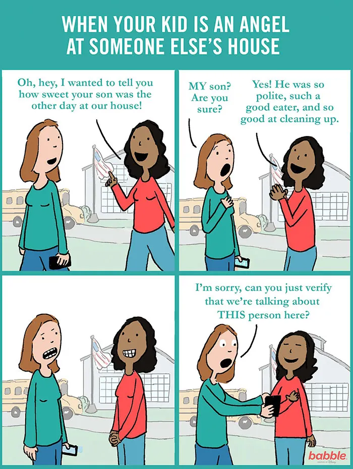 91 Hilarious Cartoons That Sum Up What It's Like To Be Married with Kids