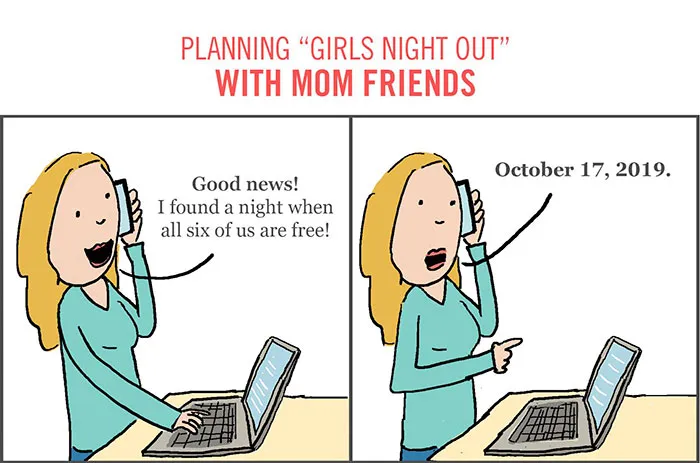 91 Hilarious Cartoons That Sum Up What It's Like To Be Married with Kids