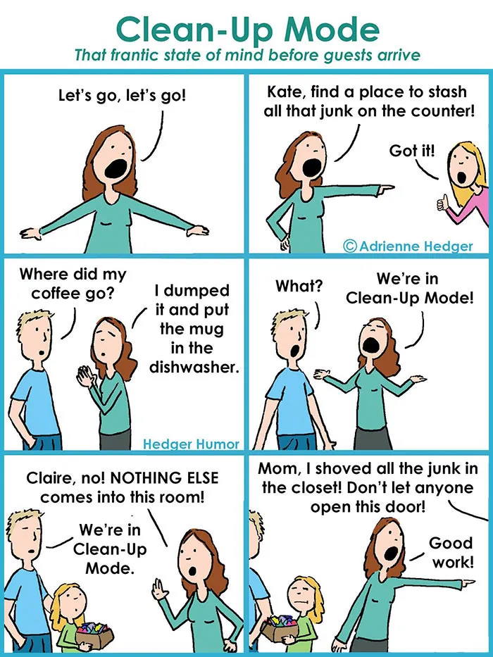 91 Hilarious Cartoons That Sum Up What It's Like To Be Married with Kids