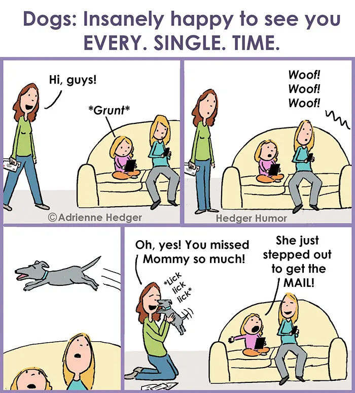 91 Hilarious Cartoons That Sum Up What It's Like To Be Married with Kids