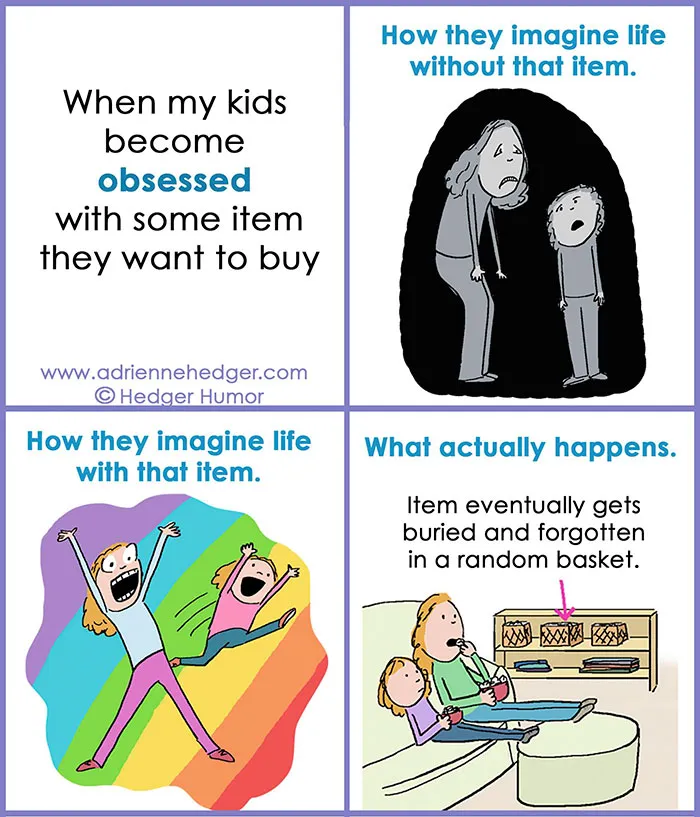 91 Hilarious Cartoons That Sum Up What It's Like To Be Married with Kids