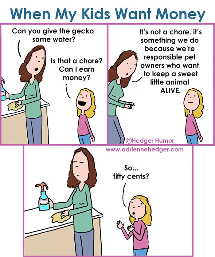 91 Hilarious Cartoons That Sum Up What It's Like To Be Married with Kids