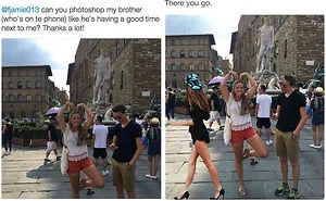 Photoshop Troll Who Takes Photo Requests Too Literally